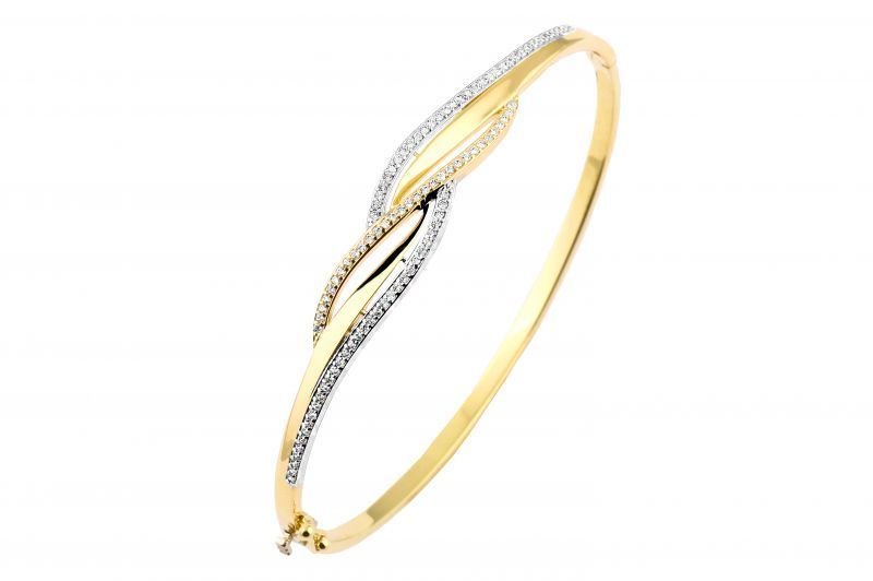 Altın Taşlı Bilezik Blz20095 Melis Gold