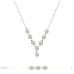 GUMUSH 925 Zirkon Taslı Gümüş Set | ST0470486