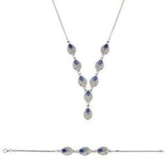 GUMUSH 925 Zirkon Taslı Gümüş Set | ST0470487