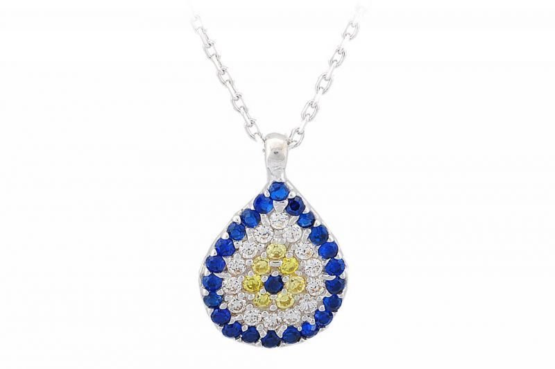 Altın Nazarboncuk Kolye Kly00012 Melis Gold
