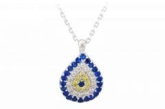 Altın Nazarboncuk Kolye Kly00012 Melis Gold