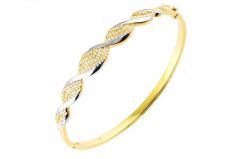 Altın Taşlı  Bilezik Blz20096 Melis Gold