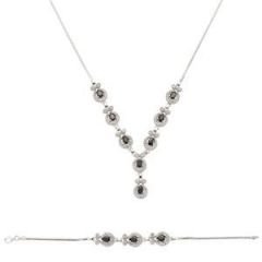 GUMUSH 925 Zirkon Taslı Gümüş Set | ST0470488