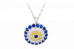 Altın Nazarboncuk Kolye Kly00013 Melis Gold
