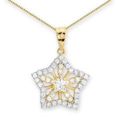 Myra Gold Altın Kar tanesi Kolye