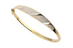 Altın Taşlı  Bilezik Blz20099 Melis Gold