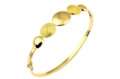 Altın Taşlı  Bilezik Blz200100 Melis Gold