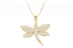 Altın Yusufçuk Kolye Kly00017 Melis Gold