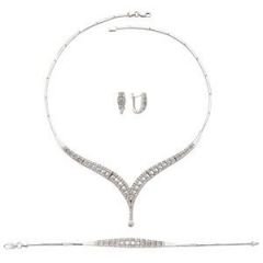GUMUSH 925 Zirkon Taslı Gümüş Set | ST0470493