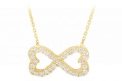 Altın Sonsuz Kolye Kly00018 Melis Gold