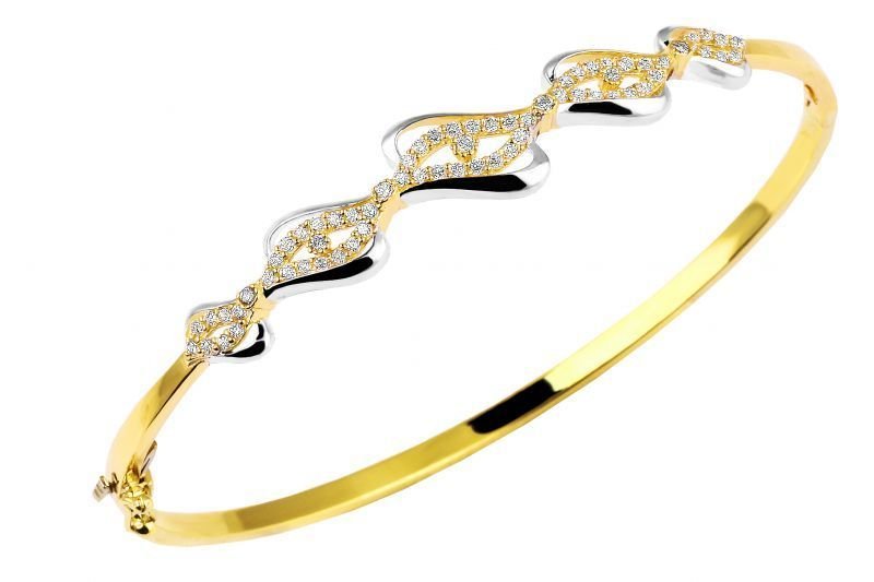 Altın Taşlı Bilezik Blz200105 Melis Gold