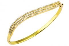 Altın Taşlı Bilezik Blz200106 Melis Gold