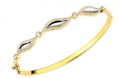 Altın Taşlı Bilezik Blz200107 Melis Gold