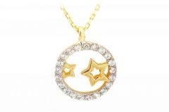 Altın Yıldız Kolye Kly00028 Melis Gold