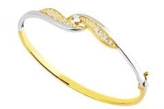 Altın Taşlı Bilezik Blz200108 Melis Gold