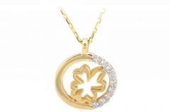 Altın Halka Kolye Kly00030 Melis Gold