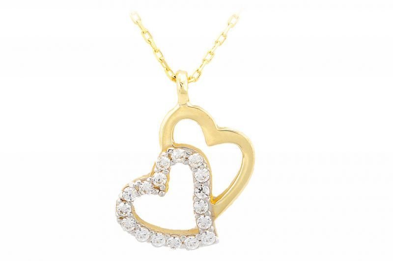 Altın Kalp Kolye Kly00031  Melis Gold