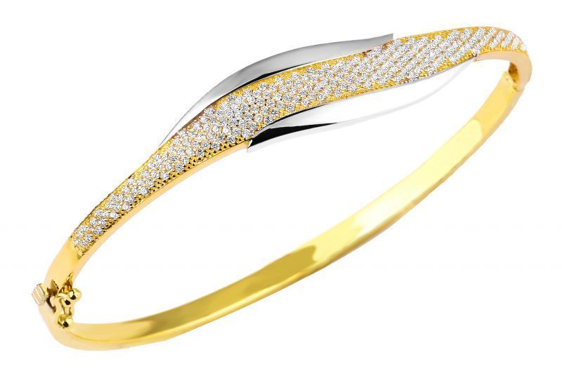 Altın Taşlı Bilezik Blz200114 Melis Gold