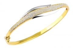 Altın Taşlı Bilezik Blz200114 Melis Gold