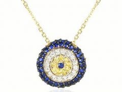 Altın Nazar Boncuklu Kolye Kly00203 Melis Gold