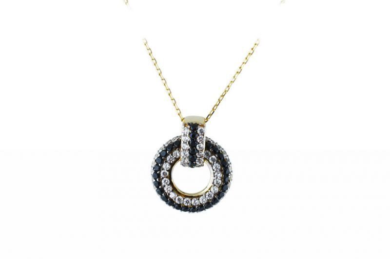 Altın Halka Kolye Kly00039 Melis Gold