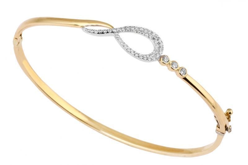 Altın Taşlı Bilezik Blz200115 Melis Gold