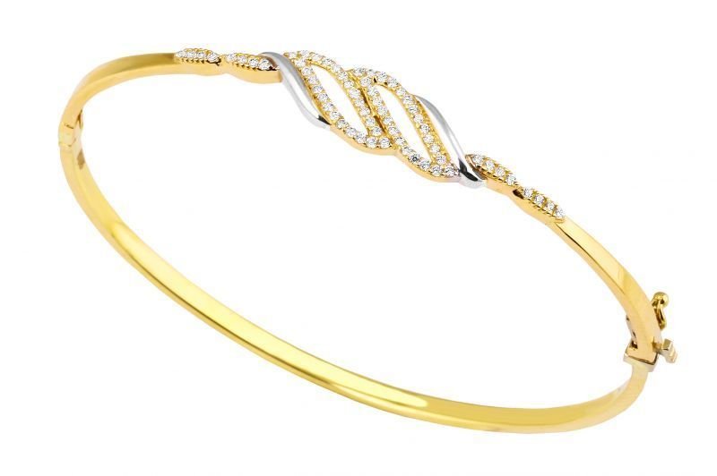 Altın Taşlı Bilezik Blz200116 Melis Gold