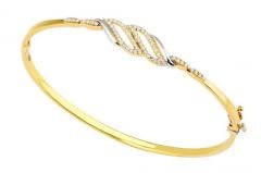 Altın Taşlı Bilezik Blz200116 Melis Gold
