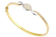 Altın Taşlı Bilezik Blz200117 Melis Gold