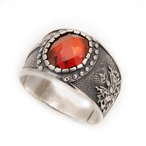 GUMUSH 925 Gümüş Otantik Erkek Yüzüğü | MRG58051066