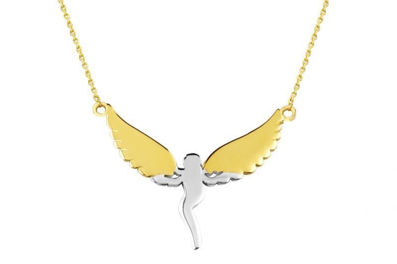 Altın Melek Kolye Kly00206 Melis Gold