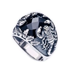 GUMUSH 925 Gümüş Otantik Erkek Yüzüğü | MRG58051007