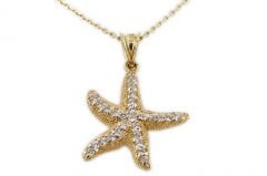 Altın Deniz Yıldızı Kolye Kly00054 Melis Gold