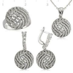 GUMUSH 925 Zirkon Taslı  Set | ST0470507
