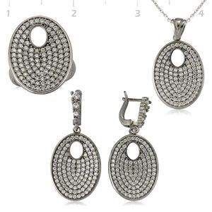 GUMUSH 925 Zirkon Taslı  Set | ST0470509
