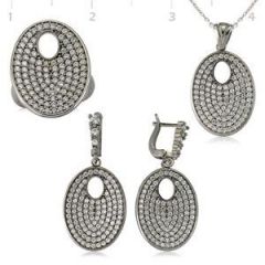 GUMUSH 925 Zirkon Taslı  Set | ST0470509