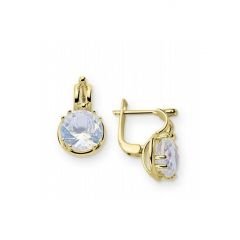 Myra Gold Doğal Opal Taşlı Altın Küpe