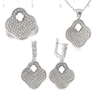 GUMUSH 925 Zirkon Taslı  Set | ST0470513