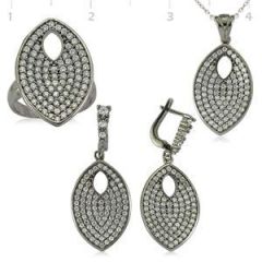 GUMUSH 925 Zirkon Taslı Set | ST0470514