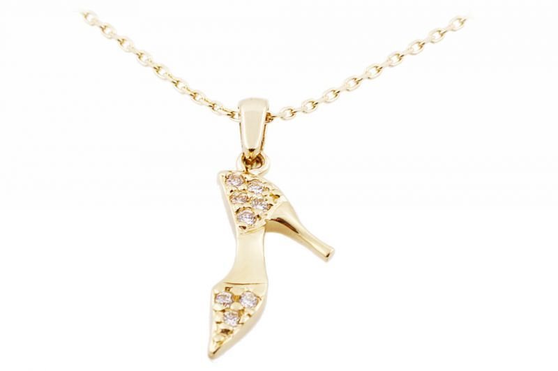 Altın Ayakkabı Kolye Kly00067 Melis Gold