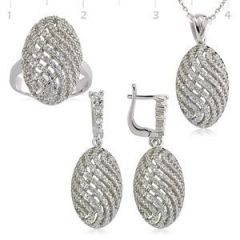 GUMUSH 925 Zirkon Taslı Set | ST0470515