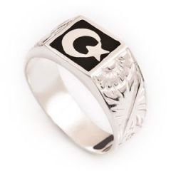 GUMUSH 925 Gümüş Otantik Erkek Yüzüğü | MRG94039006