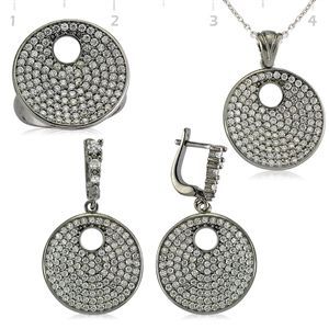 GUMUSH 925 Zirkon Taslı Set | ST0470517