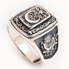 GUMUSH 925 Gümüş Otantik Erkek Yüzüğü | MRG98051232