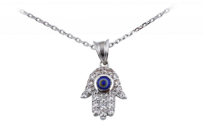 Hz. Fatma'nın eli Altın Kolye Kly00071 Melis Gold