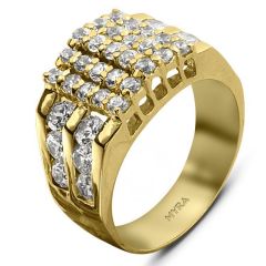 Myra Gold 14 Ayar Altın Erkek Yüzük