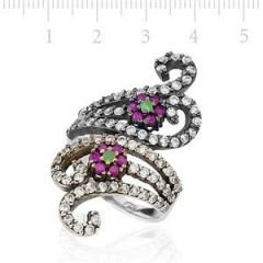GUMUSH 925 Otantik Bayan Yüzük | LRG78008004