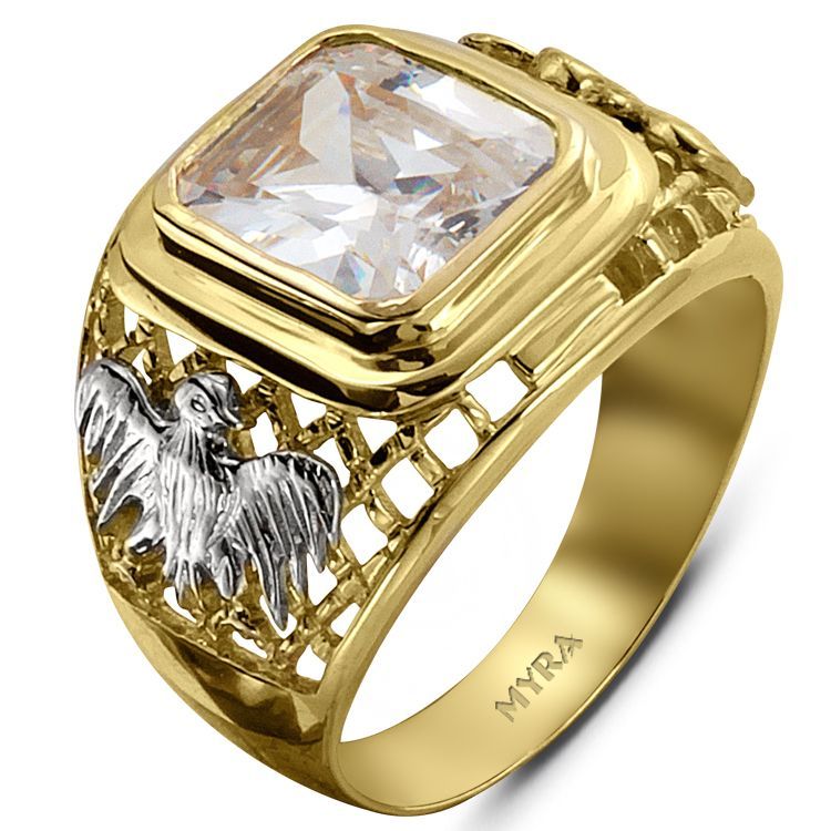 Myra Gold 14 Ayar Altın Erkek Yüzük