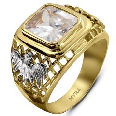 Myra Gold 14 Ayar Altın Erkek Yüzük