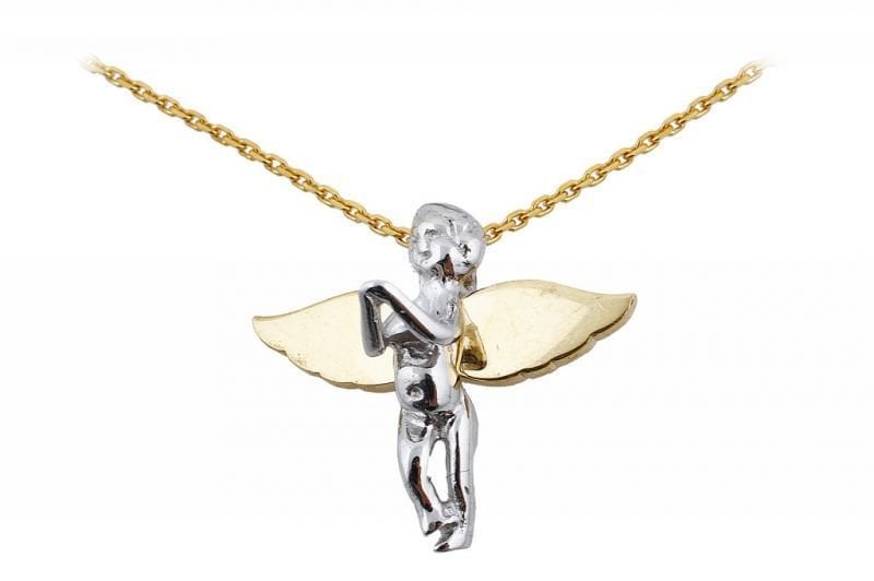 Altın Melek Kolye Kly00082 Melis Gold
